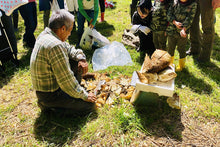 画像をギャラリービューアに読み込む, おいしいものを食べたいのは、人も猪も同じ。猪と競争しながら掘った筍の味は格別です